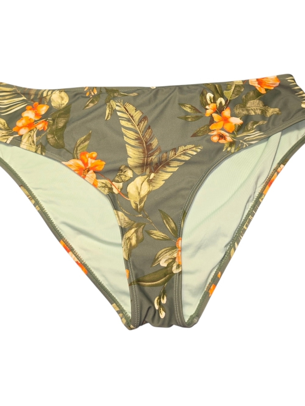 Green Floral Bikini Bottoms XL